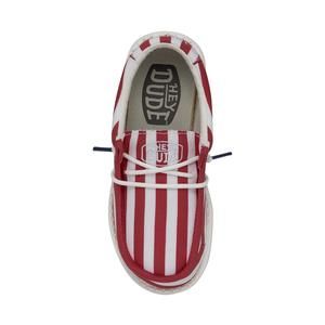 Hey Dude - Wally Youth Patriotic Shoe